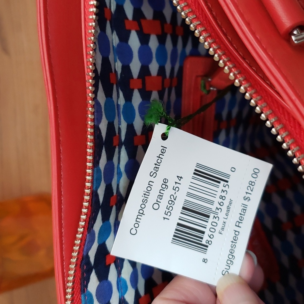 NWT Vera Bradley Composition Satchel/Crossbody - Picture 6 of 13